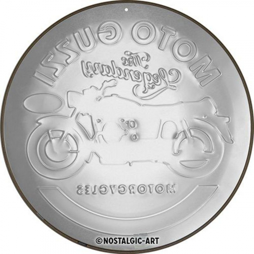 Blechschild Moto Guzzi rund 3